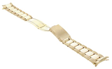 gold rolex oyster band for bumper watch|rolex gold bands.